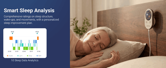 SOMNDEEP Sleep Monitor Devices For Adults Effectively Solves Senior Resistance Against Wearable Gear