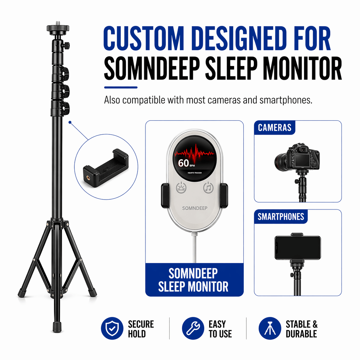 SOMNDEEP 52-inch Tripod Stand