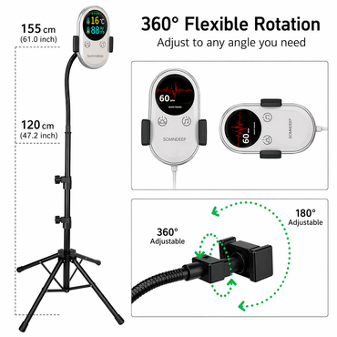 SOMNDEEP 61-inch Quadpod Stand