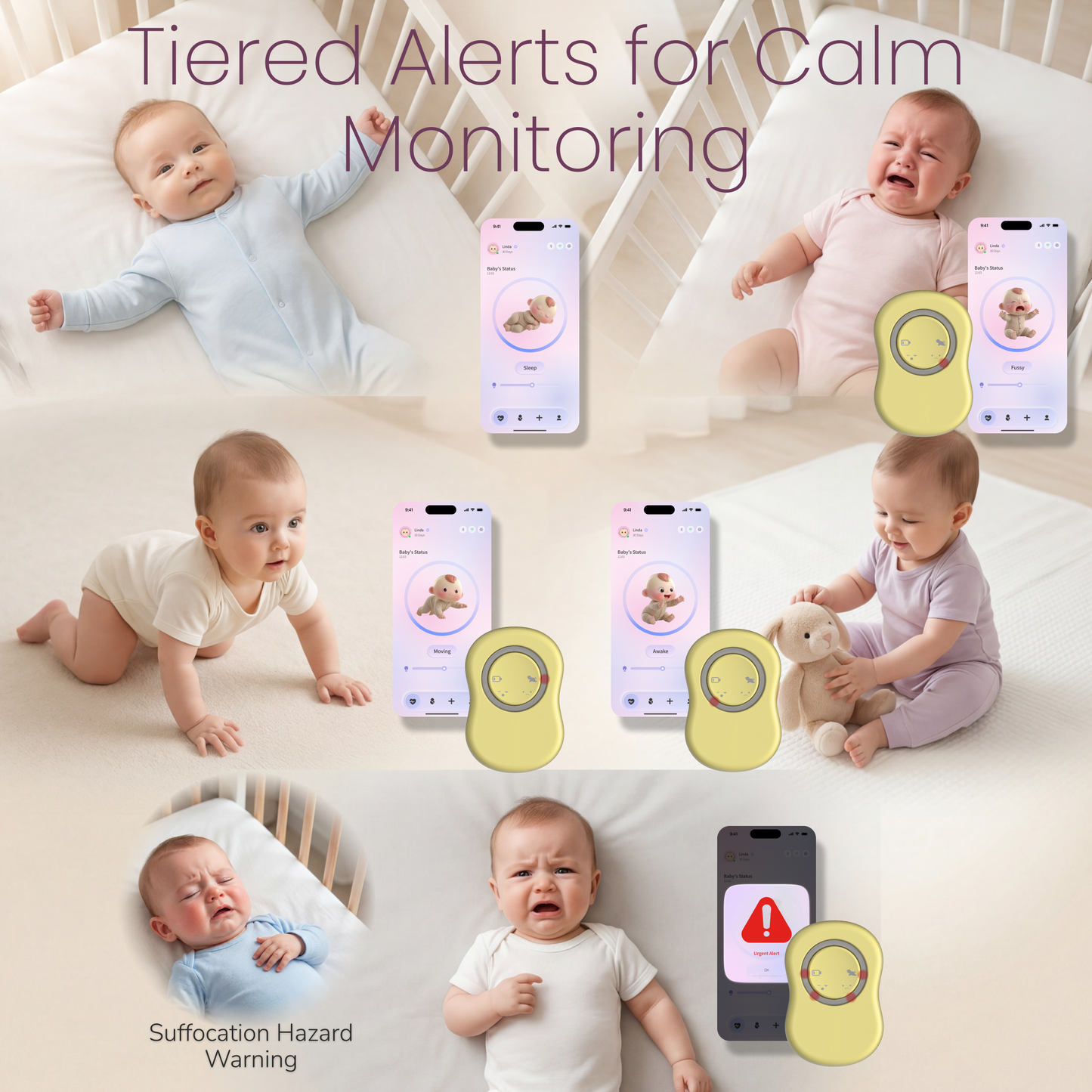 GLOCANDY Smart Baby Monitor