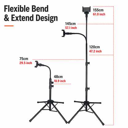 SOMNDEEP 61-inch Quadpod Stand