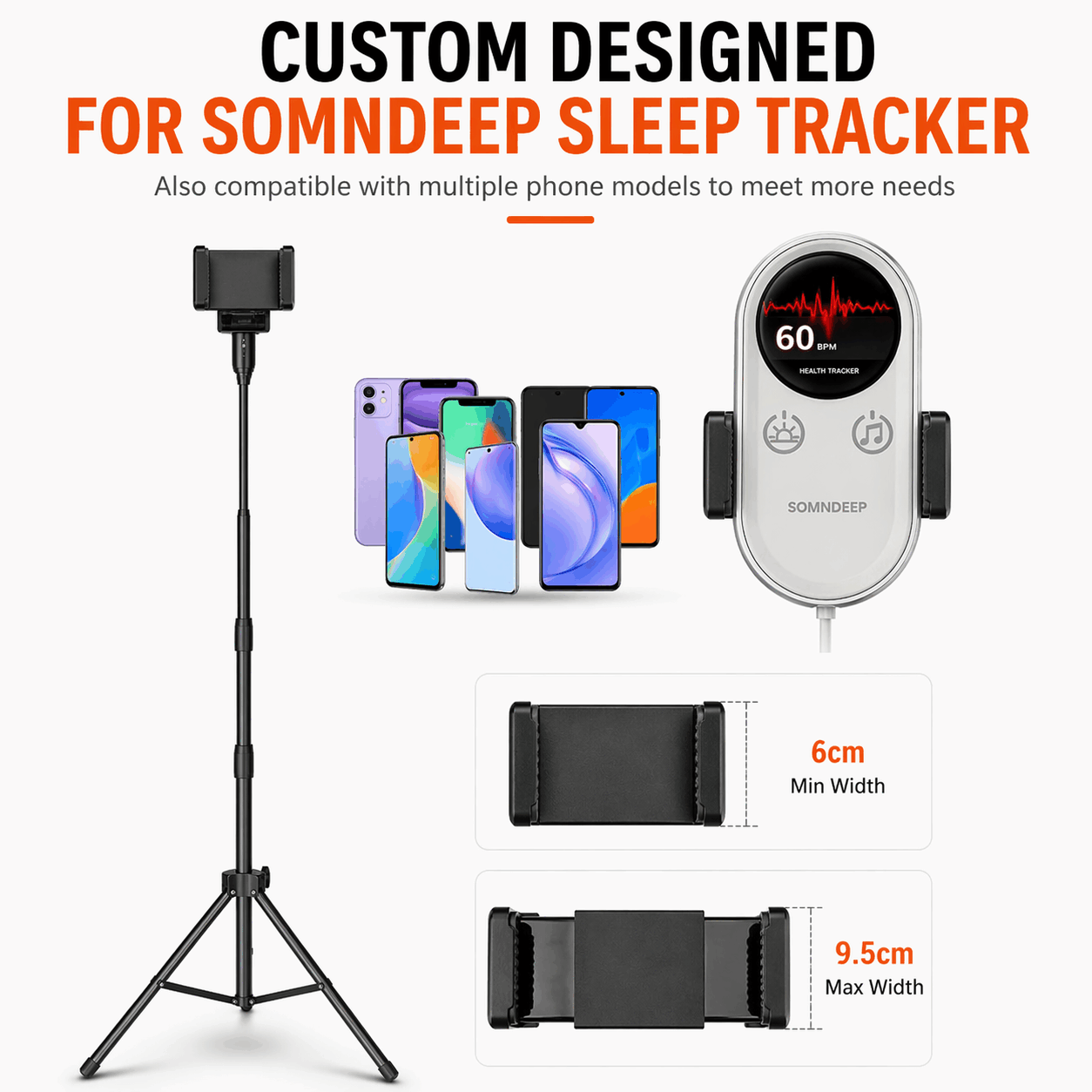 SOMNDEEP 61-inch Quadpod Stand